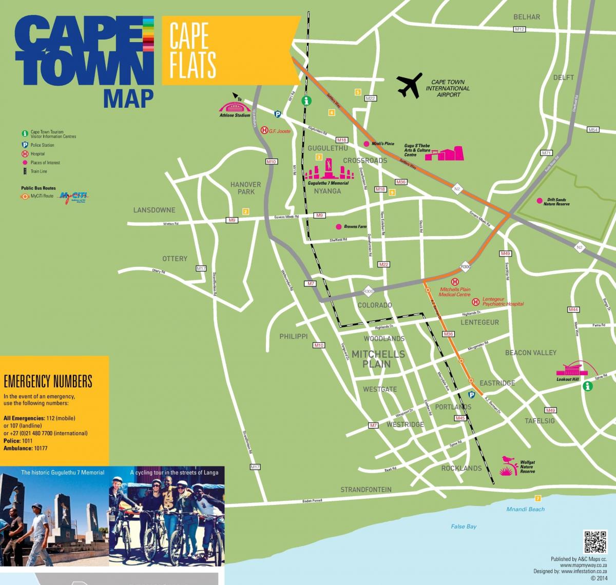kort over cape flats