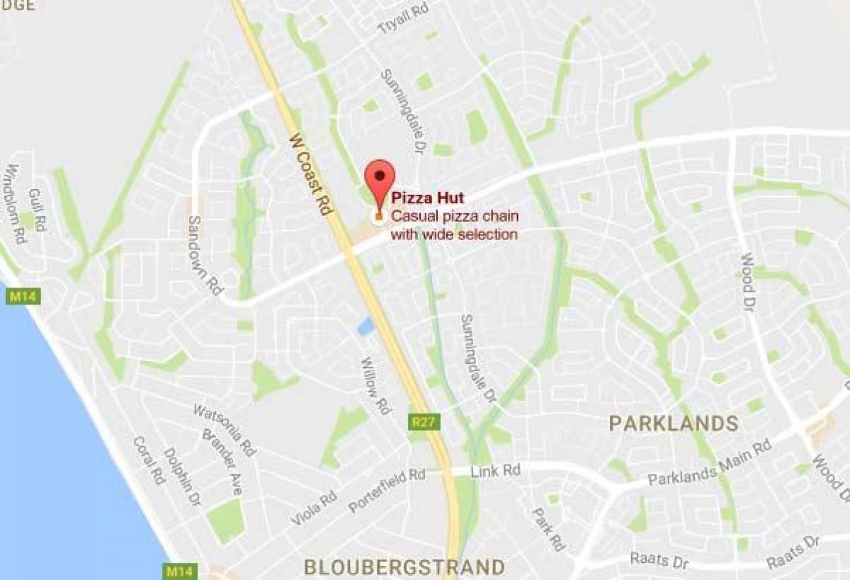 kort over sunningdale Cape Town
