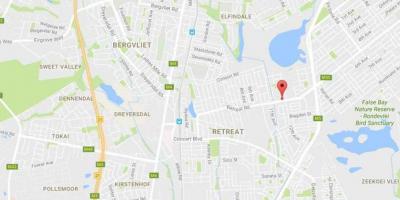 Kort over bergvliet Cape Town