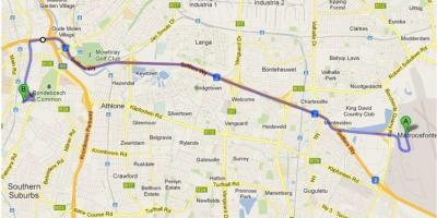 Kort over crawford Cape Town