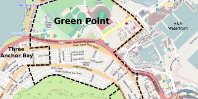 Green point i Cape towns kort