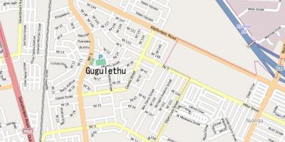 Kort over gugulethu Cape Town