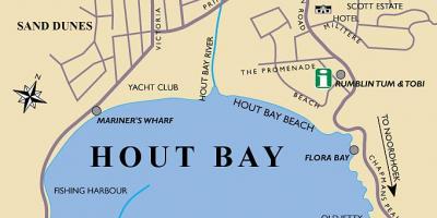 Kort over hout bay kort Cape Town